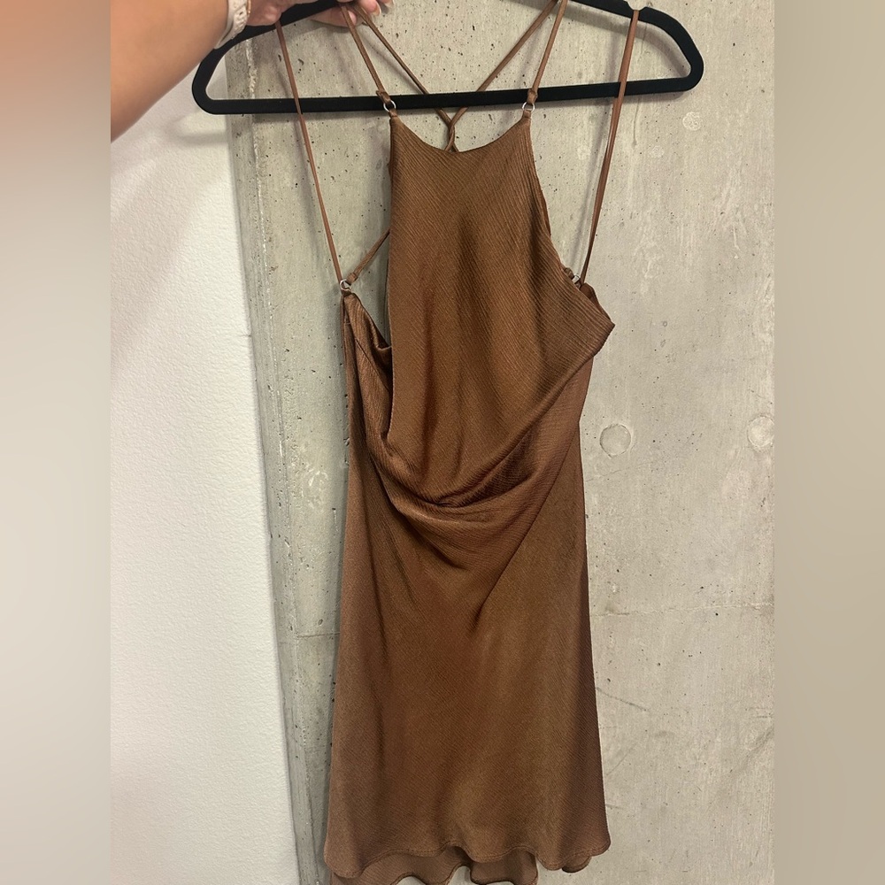 Bec + Bridge Brown mini Dress